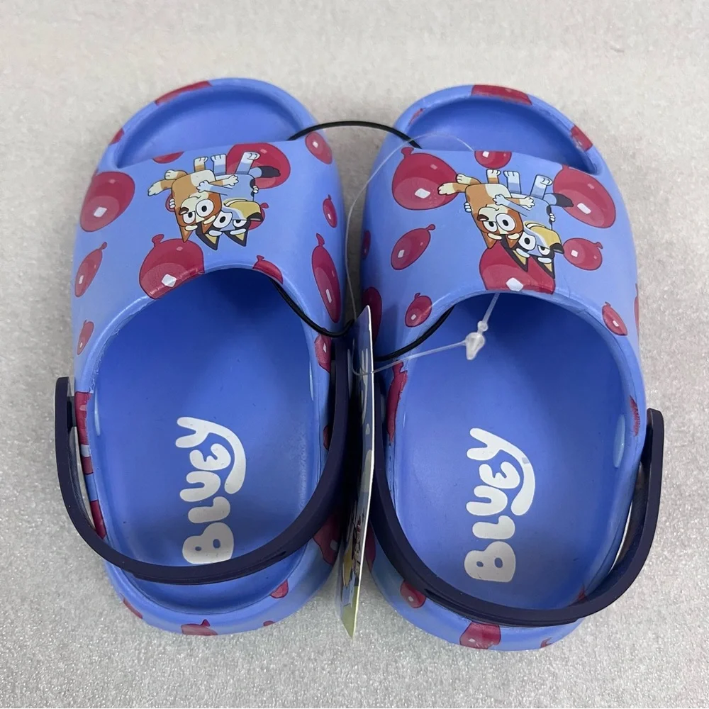 Toddler Bluey Comfort Clog Slide Sandals - Blue size S 5/6 - Picture 4 of 7